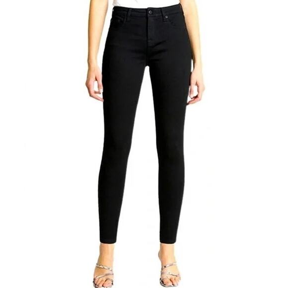 Pistola Black Midnight Special Arielle Mid-Rise Skinny Jeans Plus Size 18 - Picture 8 of 10